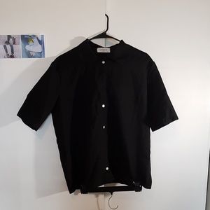 Black button shirts